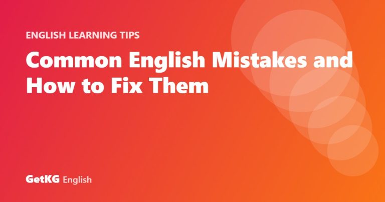 Common English Mistakes and How to Fix Them